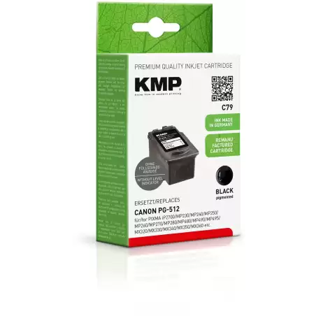 2969B001 TINTA KMP NEGRO PIXMA IP 2700 - MP 240 250 260 270 480 490 495- MX 320 330 340 350 360 - PG 512
