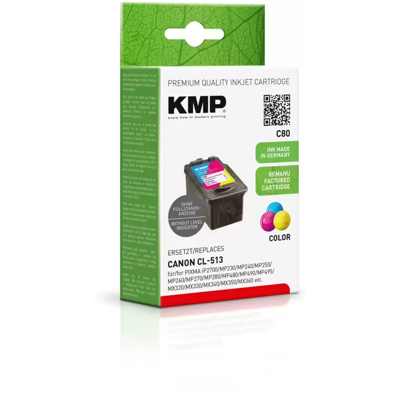 2971B001 TINTA KMP PACK 3 COLORES C M Y PIXMA IP 2700 - MP 240 250 260 270 480 490 495- MX 320 330 340 350 360 - CL 513