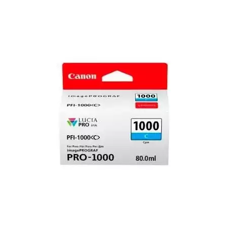 0547C001 CANON TINTA CIAN IMAGEPROGRAF PRO 1000 - PFI 1000C