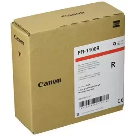 0858C001AA CANON TINTA ROJO IPF PRO 2000/4000/4000S/6000S - PFI 1100R