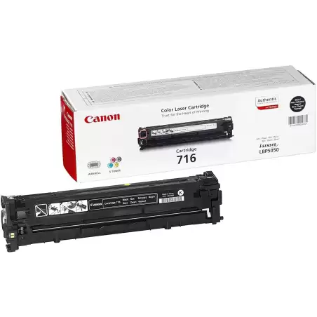 1980B002AA CANON TONER NEGRO LBP 5050/5050N - MF 8030/8050 - CN 800CW - CRG 716BK