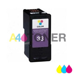 Cartucho de tinta alternativo Lexmark 33 compatible al cartucho original Lexmark 018C0033E