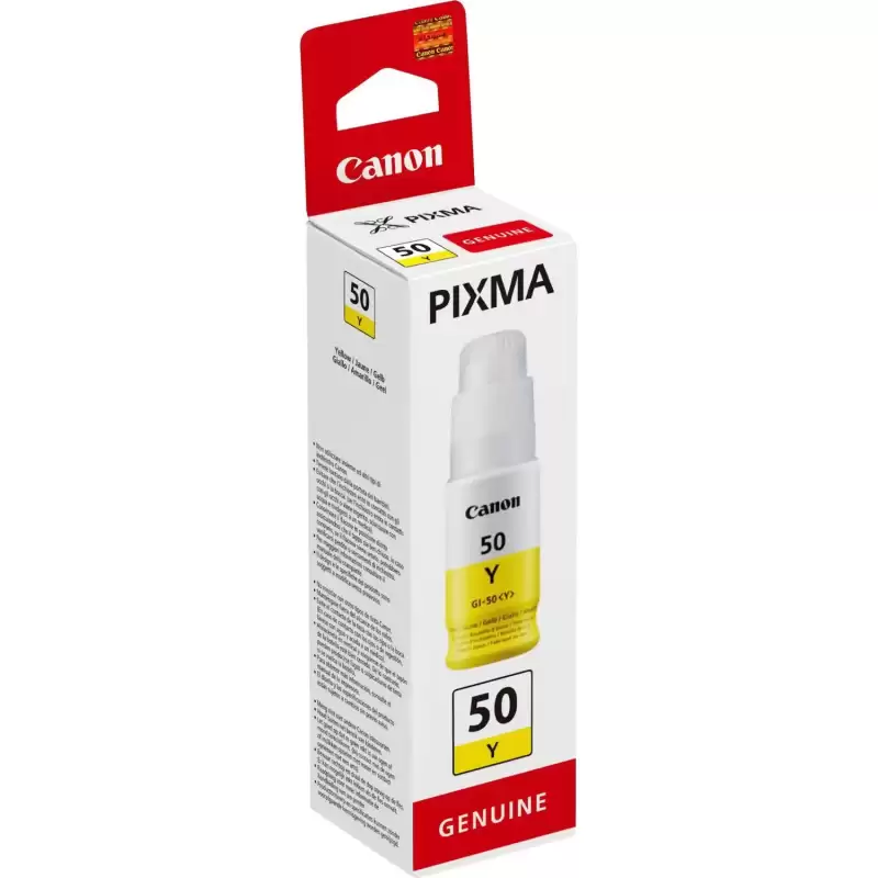 3405C001 CANON BOTE TINTA AMARILLO PIXMA G 5050/6050 - GI 50Y