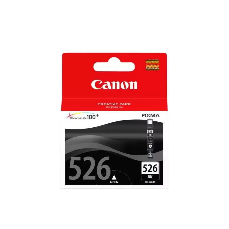 4540B001 CANON TINTA NEGRO IP 4850/4950 - IX 6550 - MG 5150/5250/5350/6150/6250/8150/8250 - MX 715/885/895 - CLI 526BK