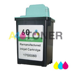 Cartucho de tinta altrenativo Lexmark 60 compatible al cartucho original Lexmark 17G0060