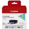 6496B005 CANON TINTA MULTIPACKPACK PGBK+C/M/Y/BK/GY PIXMA IP 7240/7250 - PGI 550 + CLI 551 (PACK 6 COLORES)