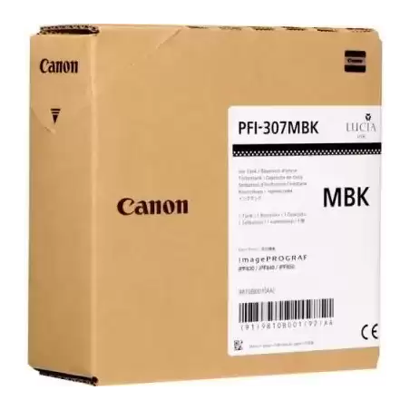 9810B001AA CANON TINTA NEGRO MATE IPF 830/840/850 - PFI 307MBK