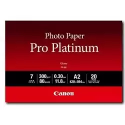 2768B067 CANON PAPEL FOTOGRAFICO PT-101 A2 PRO PLATINUM 300GR. (20 HOJAS)