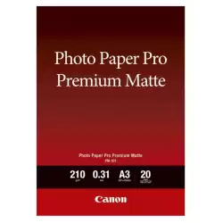 8657B006 CANON PAPEL FOTOGRAFICO PM-101 A3 PRO PREMIUM MATTE 210GR. (20 HOJAS)