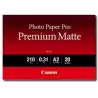 8657B017 CANON PAPEL FOTOGRAFICO PM-101 A2 PRO PREMIUM MATTE 210GR. (20 HOJAS)