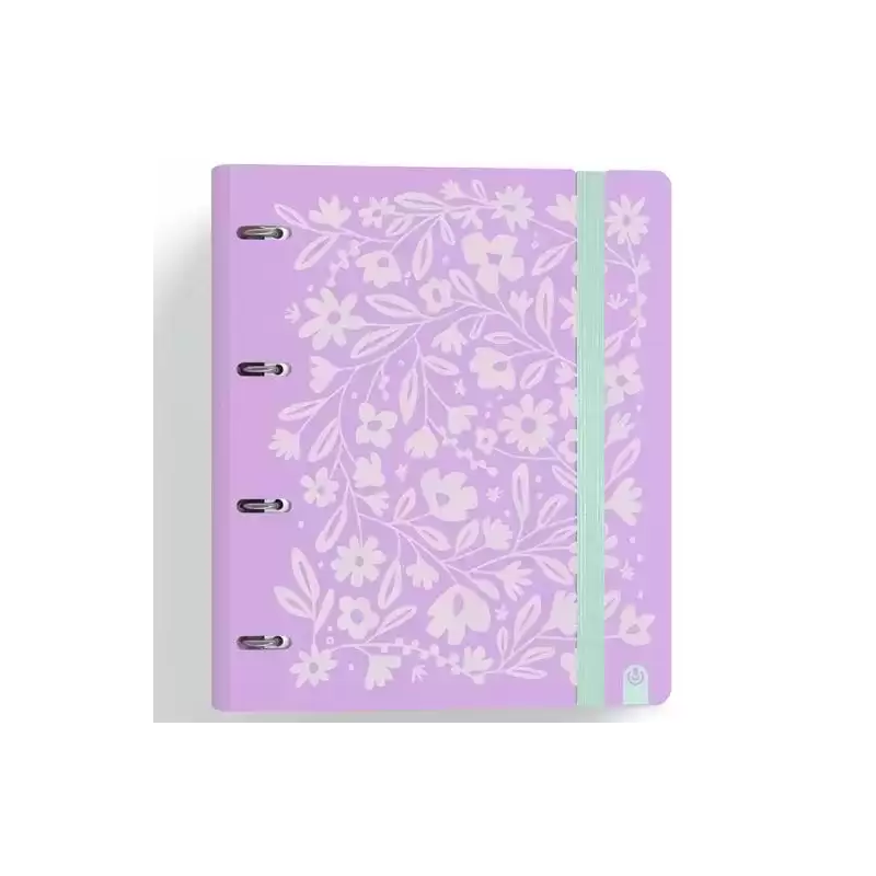 12457448 CARCHIVO CARPETA ANILLAS 4X35MM CARPEBLOCK 360 C/RECAMBIO 100H 90GR 4 SEPARADORES PP RÍGIDO FOAM VIOLETA