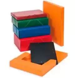 377BM34 CARCHIVO CARPETA DE PROYECTOS 7CM MONTADA CARTÓN COMPACTO PINTADO BRILLO CON GOMAS FOLIO NEGRO