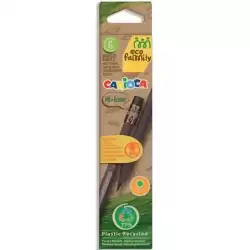 43091 CARIOCA ESTUCHE 6 LÁPICES DE GRAFITO TITA ECO FAMILY HB CON GOMA