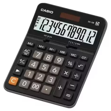 DX-12B CASIO CALCULADORA DE OFICINA SOBREMESA DX-12B 12 DÍGITOS NEGRO