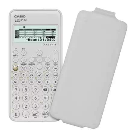FX-570SPCW CASIO CALCULADORA CIENTIFICA FX-570SPCW 10+2 DÍGITOS 576 FUNCIONES BLANCO