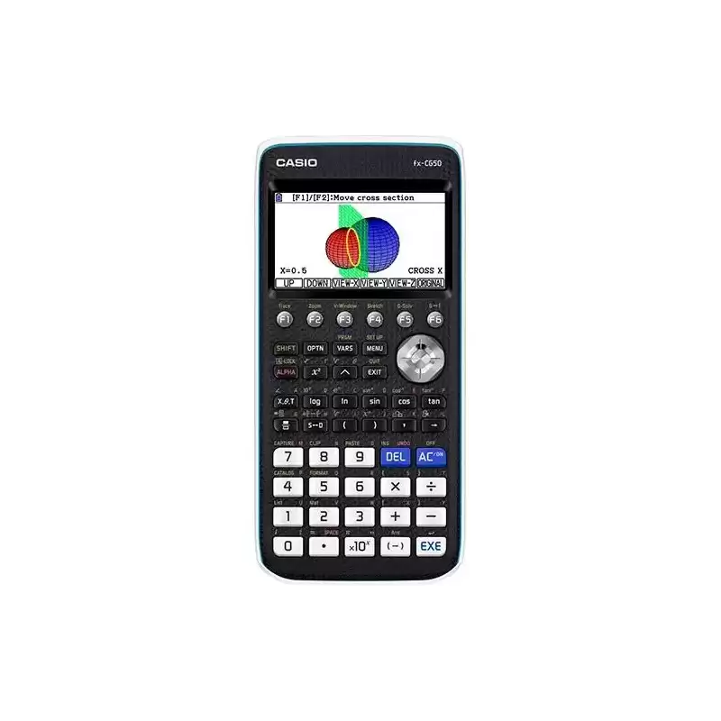 FX-CG50 CASIO CALCULADORA GRÁFICA FX-CG50 PANTALLA COLOR ALTA RESOLUCIÓN 216X384 PX NEGRO