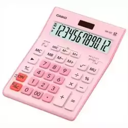 GR-12C-PK CASIO CALCULADORA DE OFICINA SOBREMESA 12 DÍGITOS ROSA