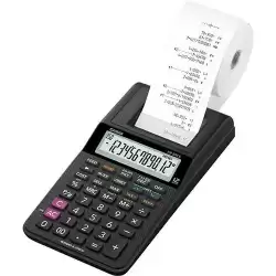 HR-8RCE CASIO CALCULADORA DE OFICINA CON IMPRESORA HR-8RCE 12 DÍGITOS NEGRO