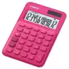 MS-20UC-RD CASIO CALCULADORA DE OFICINA SOBREMESA FUCSIA 12 DÍGITOS MS-20UC
