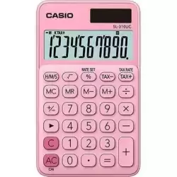 SL-310UC-PK CASIO CALCULADORA DE OFICINA SL-310UC-PK 10 DÍGITOS ROSA CLARO