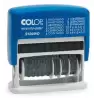104961 COLOP SELLO PRINTER S120/WD 4MM FORMULA/FECHA ESPAÑOL AZUL/BICOLOR