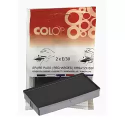 107183 COLOP ALMOHADILLA E/30 NEGRO BLISTER -2U-