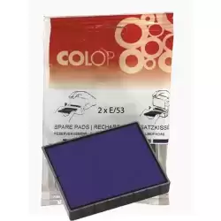 107310 COLOP ALMOHADILLA E/53 AZUL BLISTER -2U-