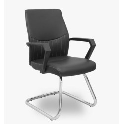 520PACRSP840 PIQUERAS Y CRESPO SILLÓN CONFIDENTE PATÍN OPTI520PA SIMILPIEL NEGRO