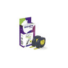 K80004W4 ARMOR    WECARE Etiqueta Amarilla Texto negro para DYMO LETRATAG PLAST 12mmx4m. Dos cintas por caja