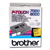 TX651 BROTHER Cinta laminada amarillo/negro 24mm