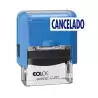 501232 COLOP SELLO PRINTER C20 FORMULA " CANCELADO " ALMOHADILLA E/20 14X38MM AZUL