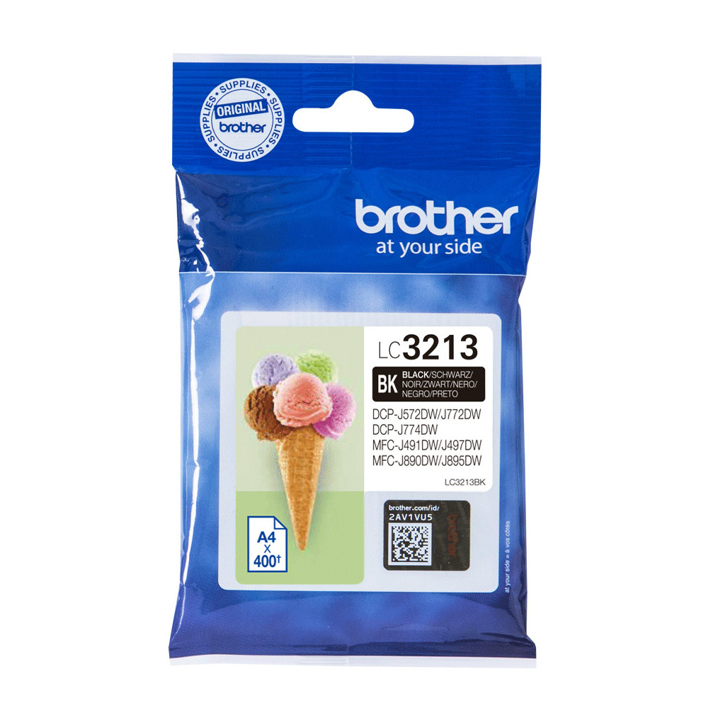 LC3213BK BROTHER Cartucho de tinta negro larga duracion BROTHER DCP-J572DW LC3213BK