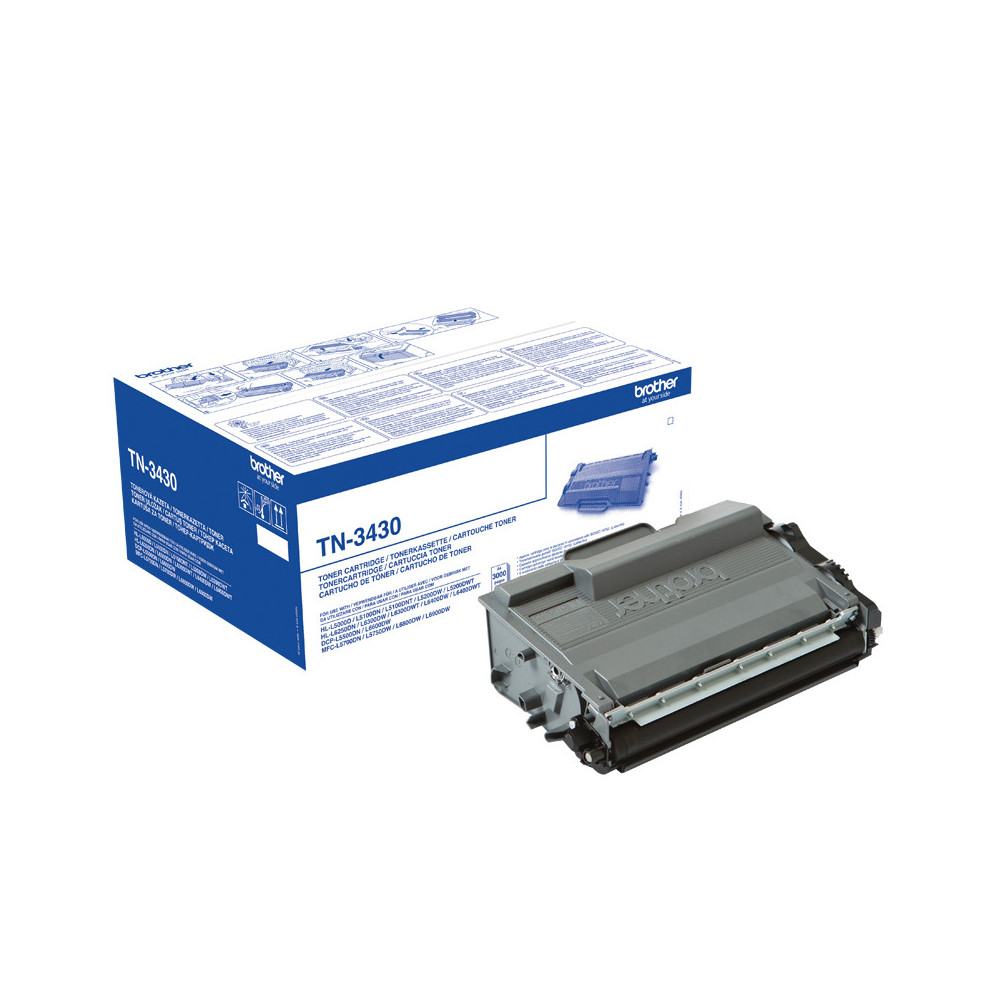 TN3430 BROTHER Toner negro  MFCL5750/MFCL6800DW/MFCL6900DW/DCPL5500DN Toner 3.000Pag.