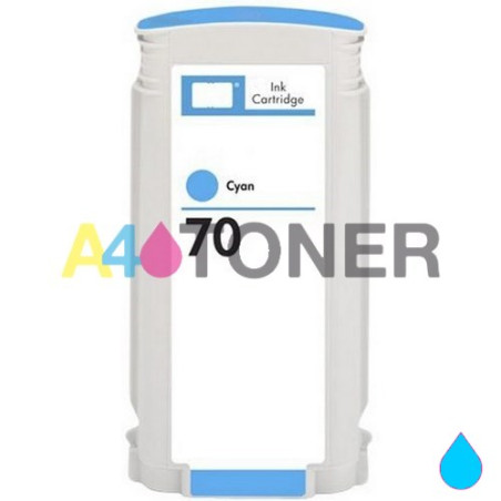Cartucho de tinta Hp 70 cyan compatible al cartucho original hp C9452A