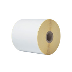 BDE1J000102102 BROTHER Caja de 8 rollos de papel continuo adhesivo -  Cada rollo mide 102 mm de ancho y 56