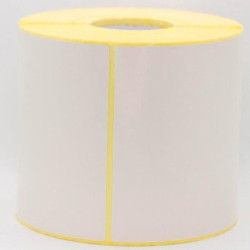 LCS1M100100127I BROTHER Caja de 12 rollos de etiquetas precortadas de transferencia termica con acabado semi-brillan