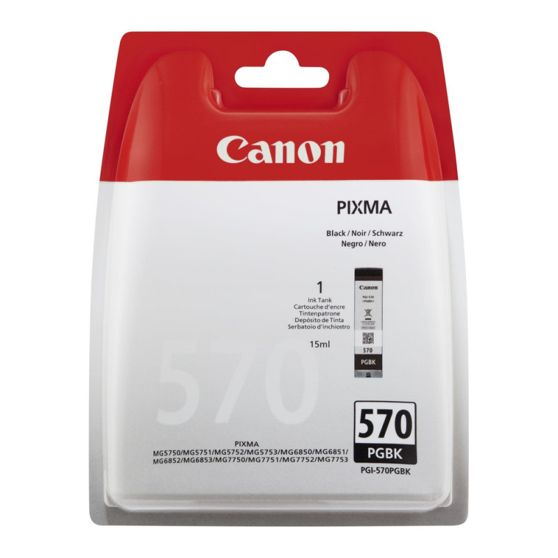 0372C005 Canon PIXMA MG5750/6850/7750  Cartucho Negro (en Blister)