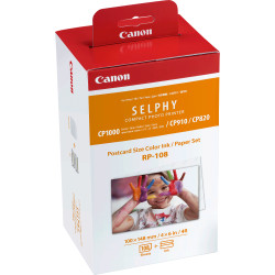 8568B001 CANON kit de casete con cinta de impresion y papel RP-108 para ELPHY CP1000