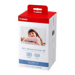 3115B001 Canon Video-Impresora CP-100 Cart. + Papel Tamaño Postal 10x15cm (108 fotos)