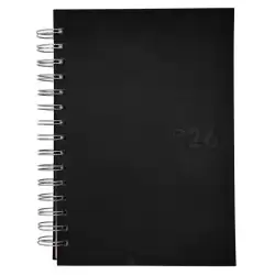 25002532 DIDEX AGENDA BOSTON ESPIRAL 21DZ DÍA PÁGINA 14.5X21CM NEGRO 2026