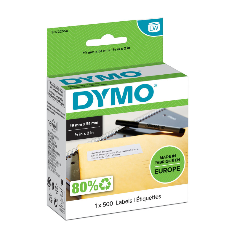 S0722550 DYMO Etiqueta LW multifunción 19X51mm