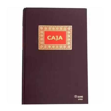 09909 DOHE LIBRO CAJA DE CONTABILIDAD 100H NUMERADAS FOLIO NATURAL