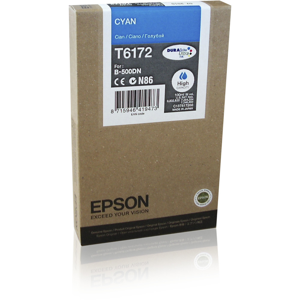 C13T617200 Epson Business inkjet B500 Cartucho Cian de Alta capacidad