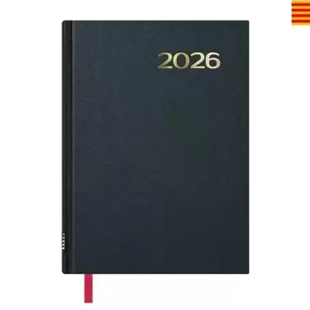 11408-2026 DOHE AGENDA ANUAL SÍNTEX 14X20CM DP NEGRO 2026 CATALÁN