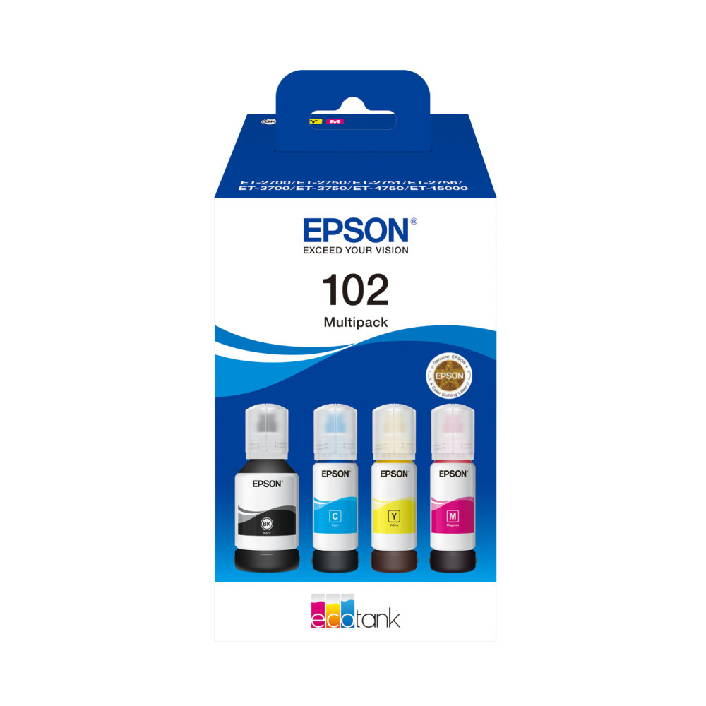 C13T03R640 EPSON 102 EcoTank 4-colour Multipack (WE)