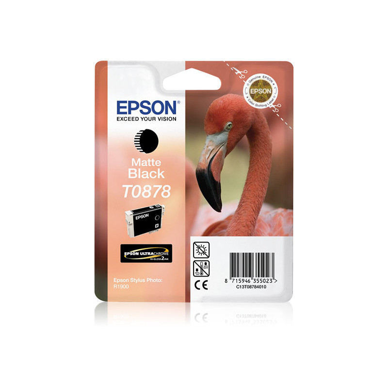 C13T08784020 Epson Stylus Photo R-1900 Cartucho Negro Mate (Radiofrecuencia)