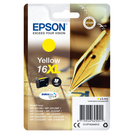 C13T16344012 Epson DURABrite Ultra Ink Cartucho Amarillo 16XL