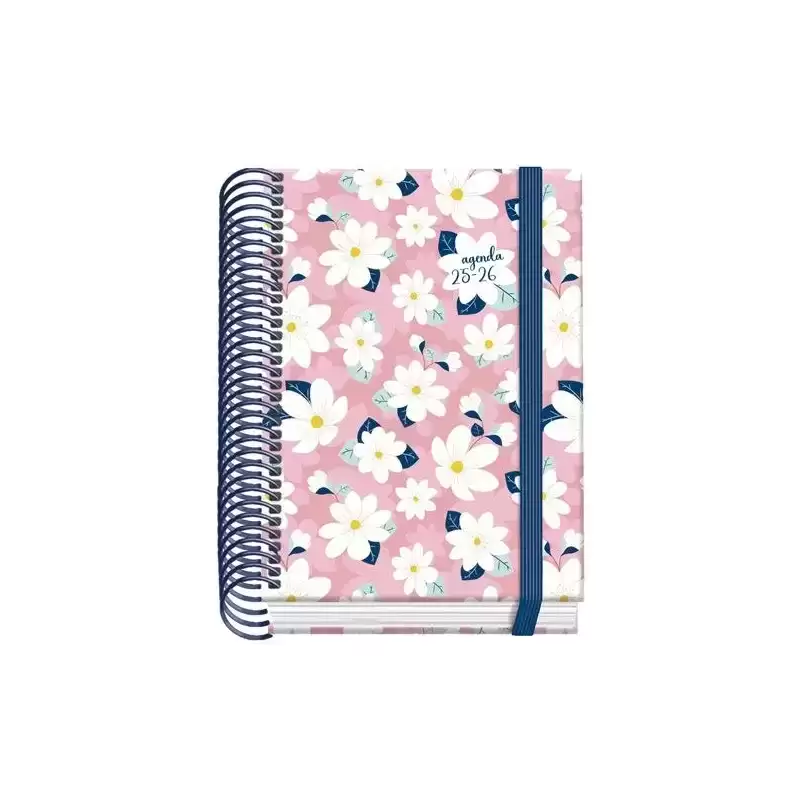 52049 DOHE AGENDA ESCOLAR PRIME A6 ESPIRAL DP CAMOMILLE 2025-2026