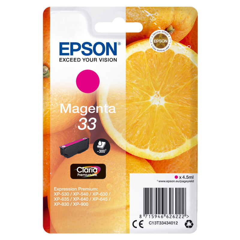 C13T33434012 EPSON Expression Home XP-530 Cartucho Magenta