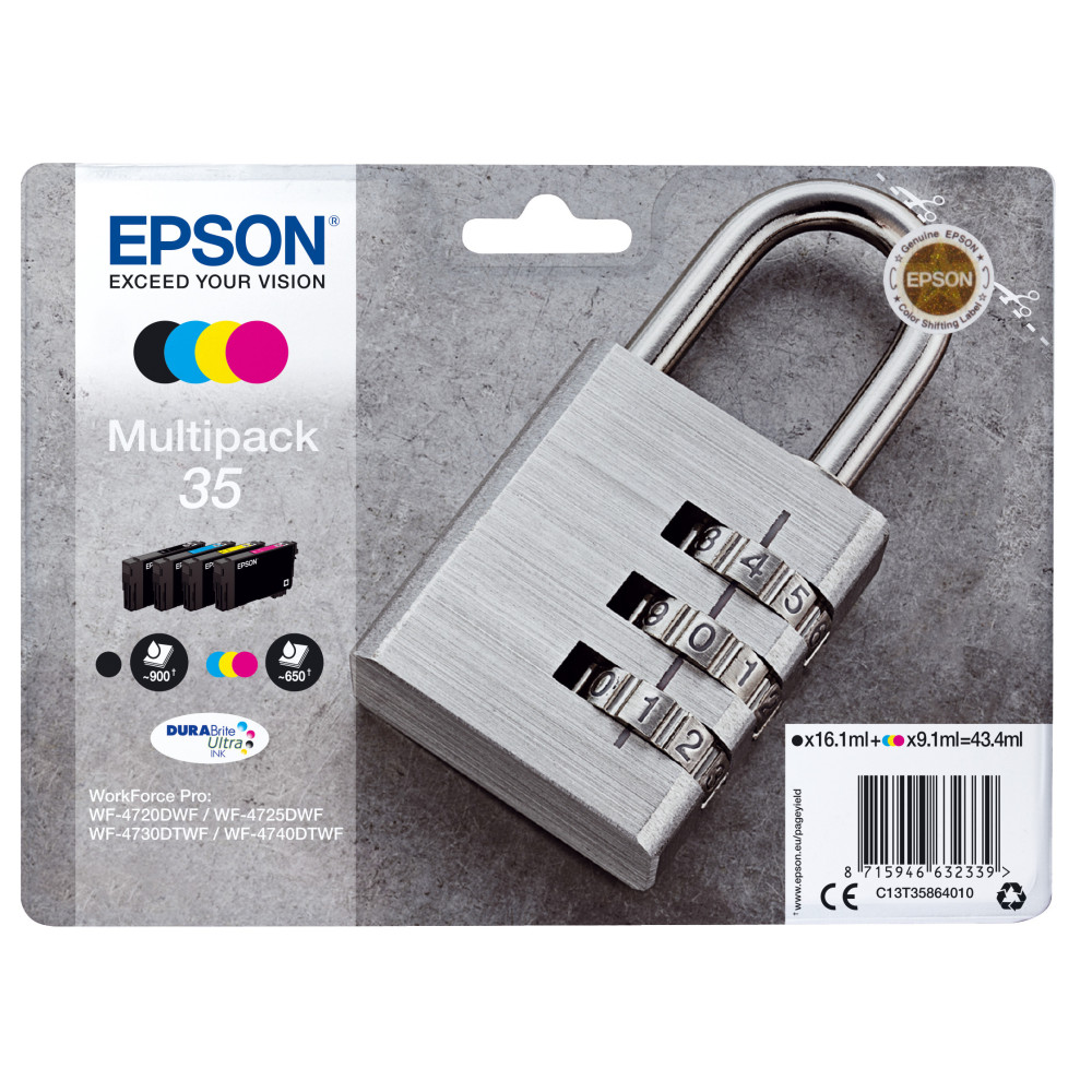 C13T35864020 EPSON Multipack 4-colours 35 DURABrite Ultra Ink